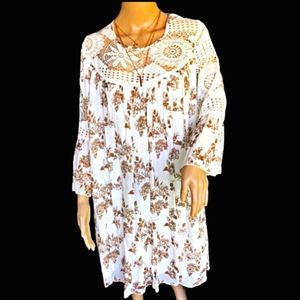 J Gee Bell Sleeve Dress Size 3X
